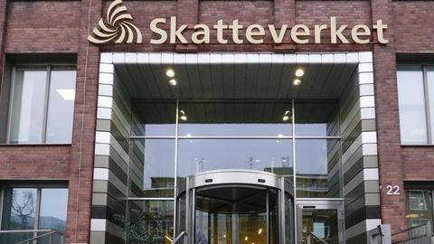 Stockholm, Sweden Offices of the Swedish tax authorities. | Verwendung weltweit