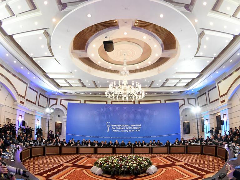 Die Syrien-Gespräche in der kasachischen Hauptstadt Astana haben begonnen.