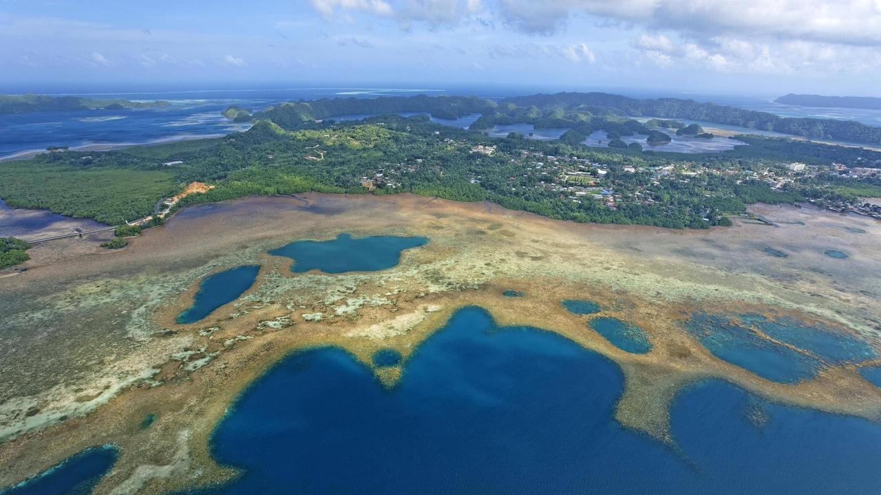 Luftaufnahme von Palau, Mikronesien, Ozeanien