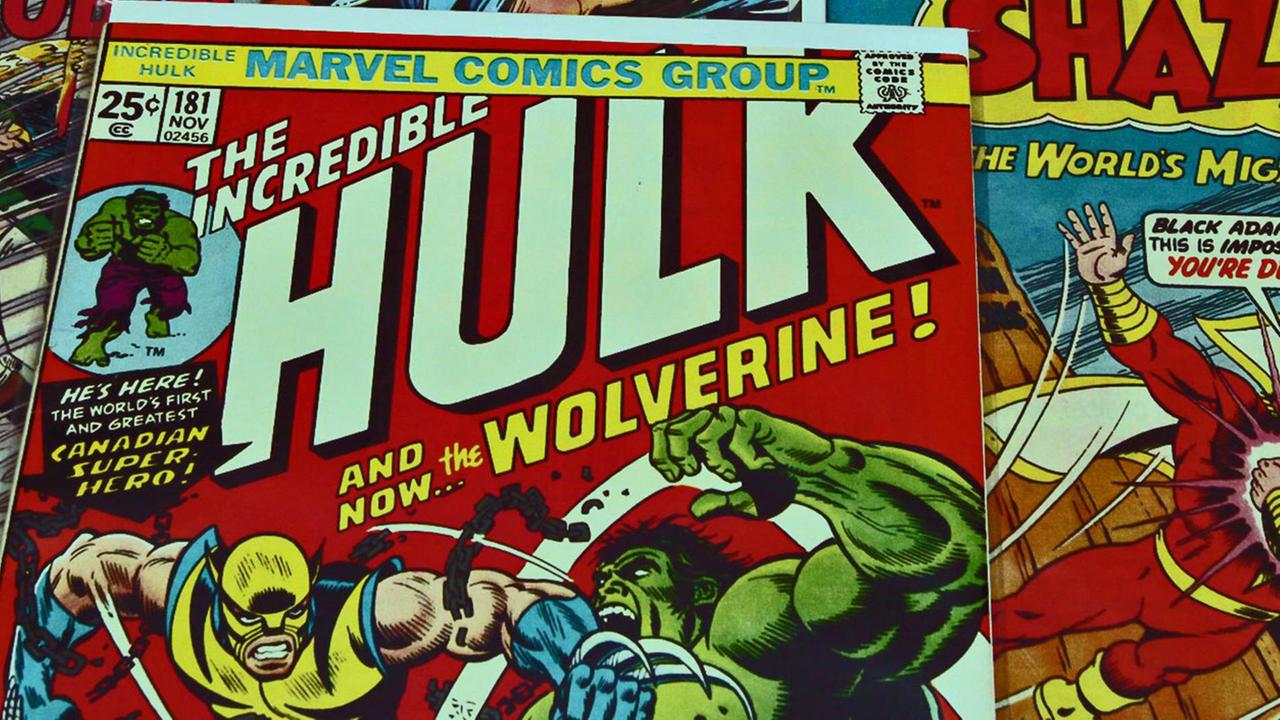 Cover der Comic-Reihe "The Incredible Hulk" von Marvel Comics zeigt die Superhelden Wolverine und Hulk.