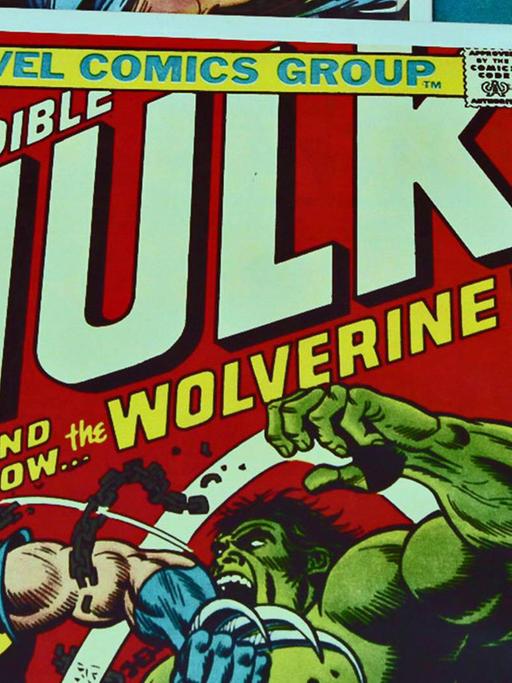 Cover der Comic-Reihe "The Incredible Hulk" von Marvel Comics zeigt die Superhelden Wolverine und Hulk.