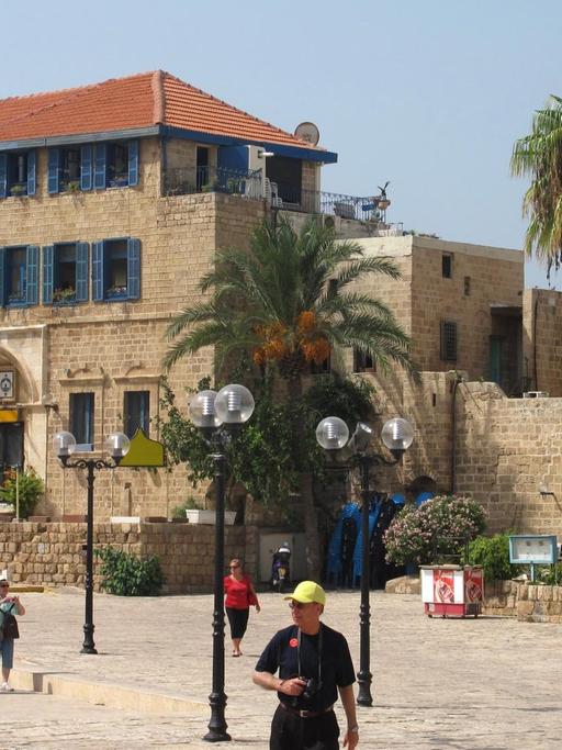 Blick auf eine Straße in Jaffa.