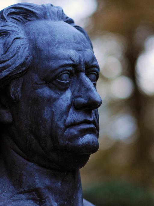 Eine Büste des Dichters Johann Wolfgang von Goethe