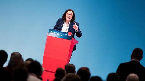 Andrea Nahles, SPD-Fraktionsvorsitzende im Bundestag