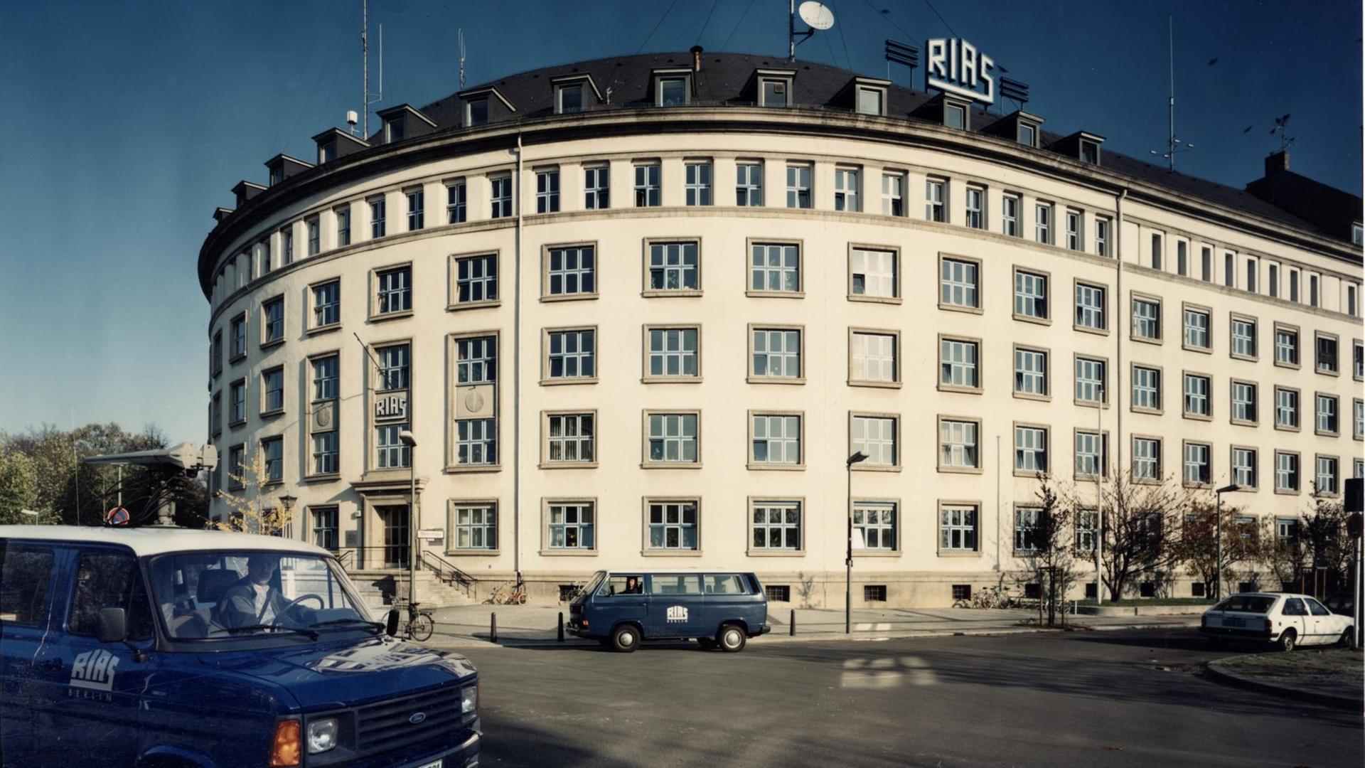 Das Funkhaus von RIAS in Berlin im Jahr 1989 Das Funkhaus von RIAS in Berlin im Jahr 1989