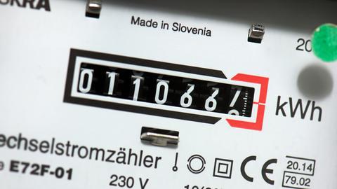 Ein typischer Wechselstromzähler.