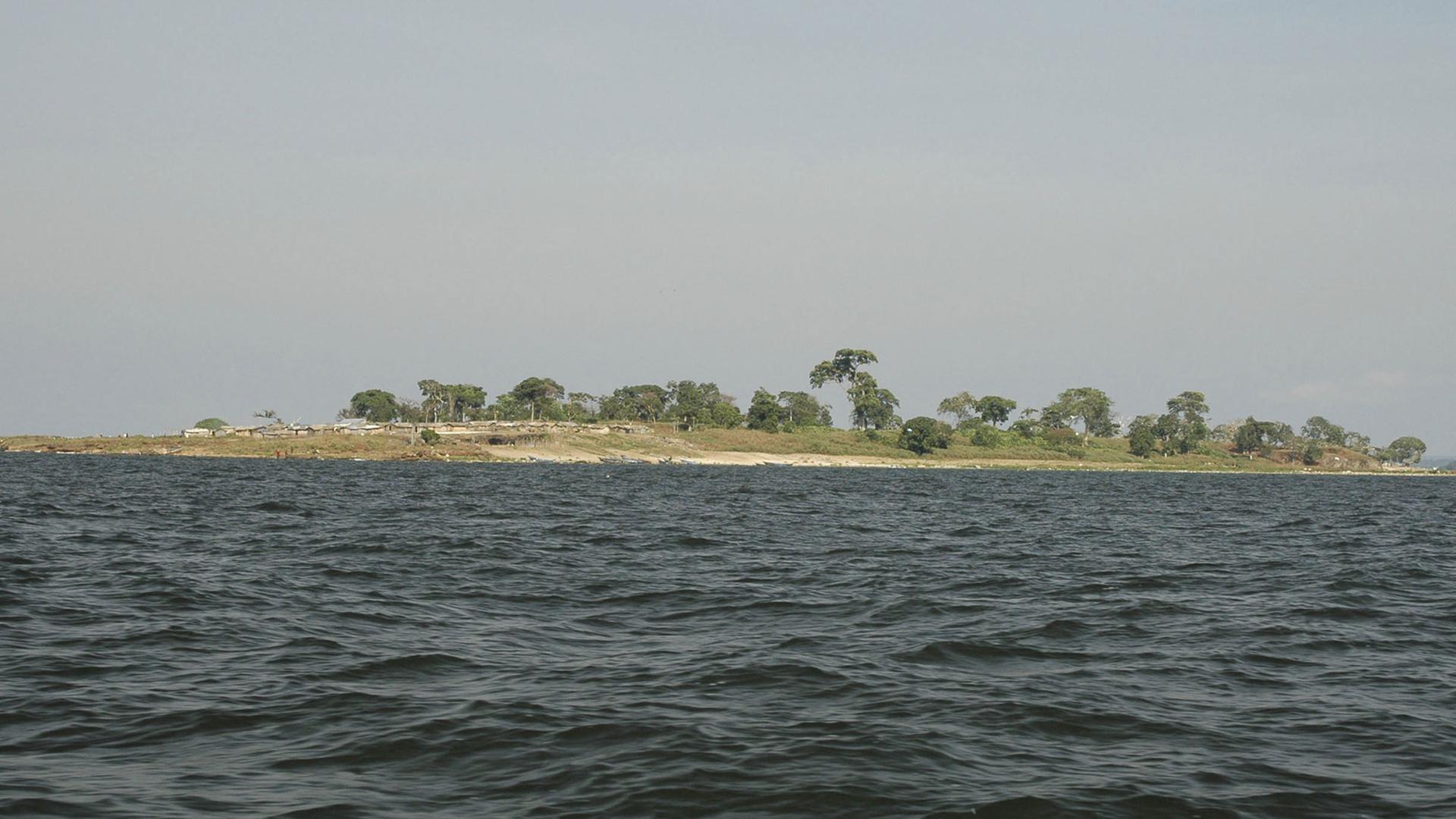 Der Victoria-See in Uganda