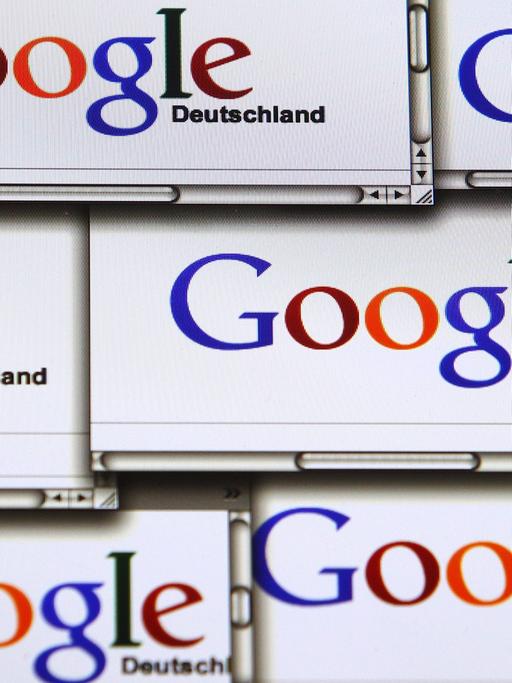 Mehrere Webseiten der Internet-Suchmaschine Google