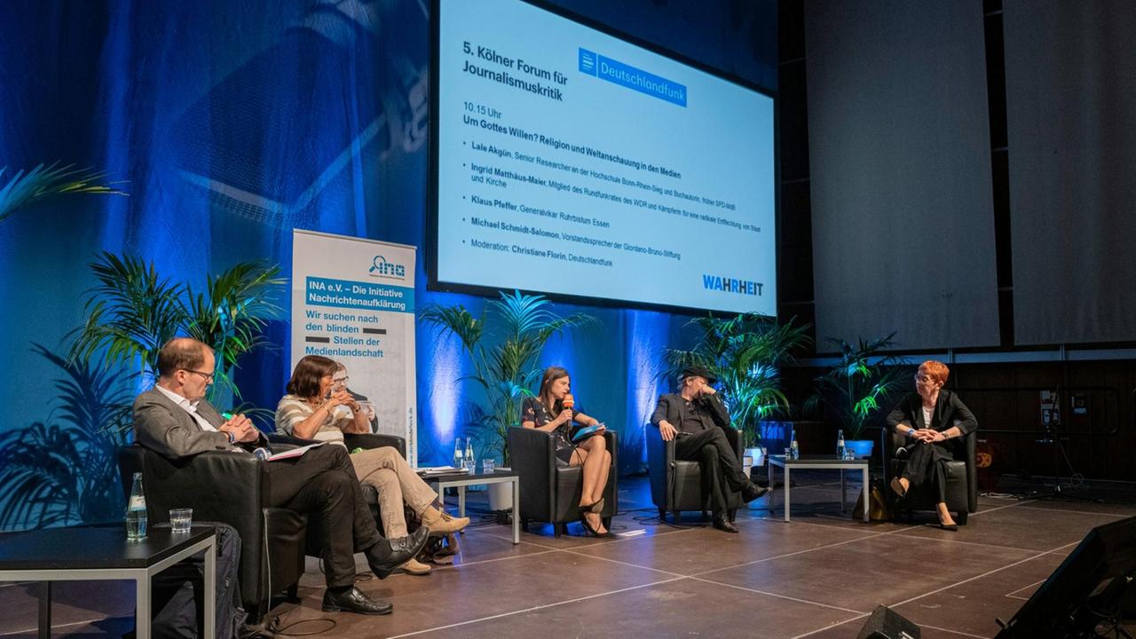 Diskussionsrunde beim 5. Kölner Forum für Journalismuskritik.