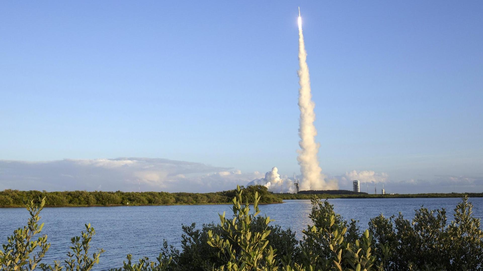 Der Start der OSIRIS-REx von der Cape Canaveral Air Force Station in Florida am 8. September 2016.