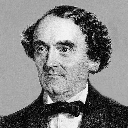 Zeitgenössisches Porträt des österreichischen Schauspielers und Schriftstellers Johann Nepomuk Nestroy ( 1801-1862).