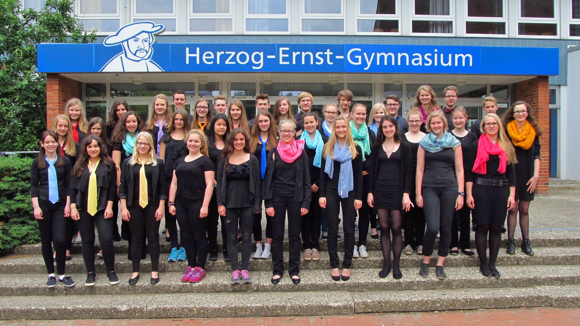 Der Chor des Herzog-Ernst-Gymnasiums Uelzen.