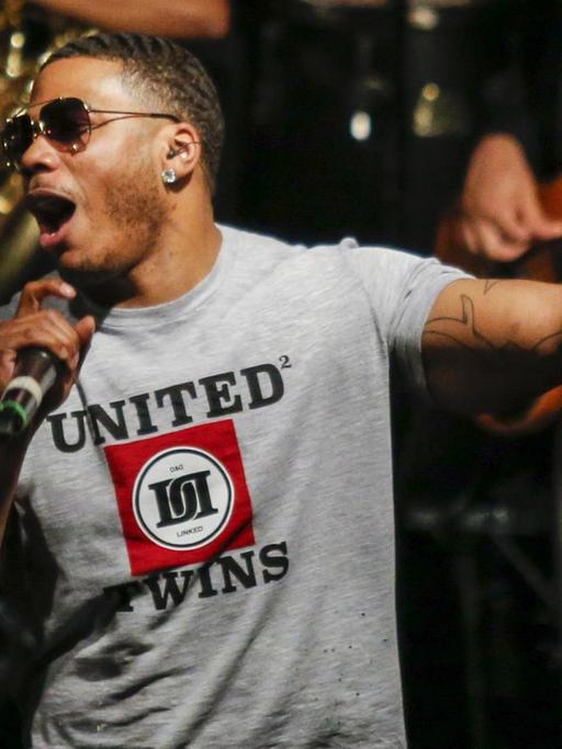 US-Rapper Nelly bei einem Konzert im Mai 2017