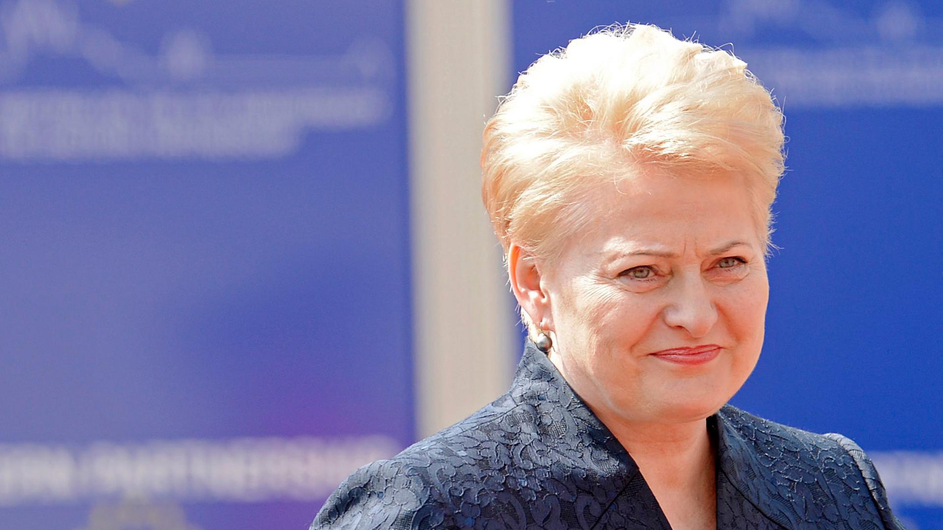 Die litauische Präsidentin Dalia Grybauskaite
