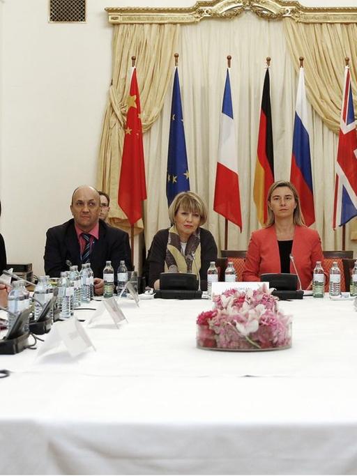 Die Teilnehmer der Atomverhandlungen mit dem Iran.