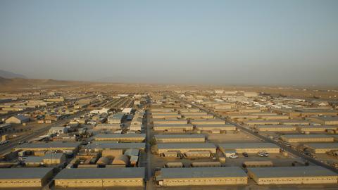 Blick auf das deutsche Militärlager "Camp Marmal" in Masar-i-Sharif.
