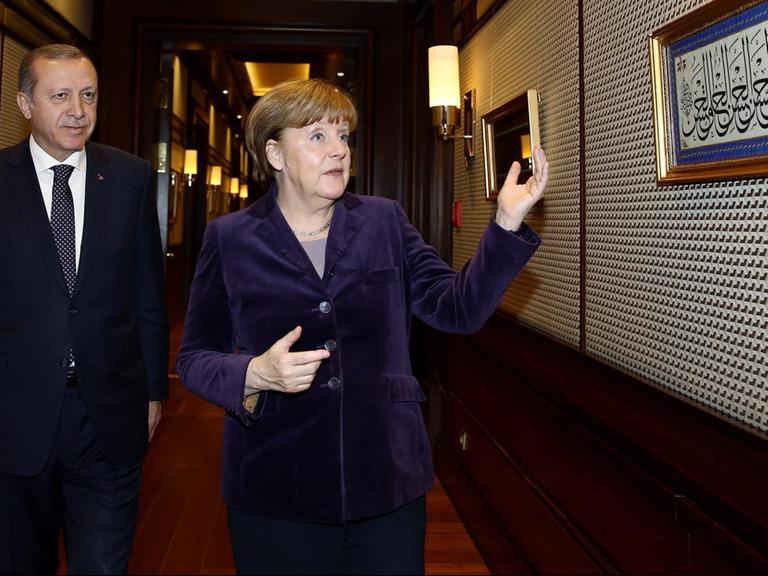 Angela Merkel und der türkische Präsident Recep Tayyip Erdogan in Ankara.
