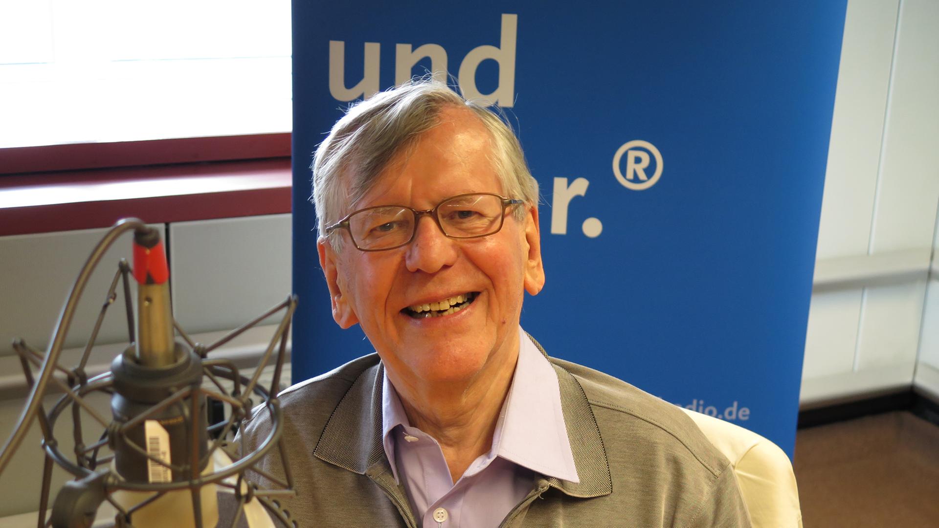 Herbert Feuerstein am 15.10.2014 im DLF-Funkhaus in Köln.