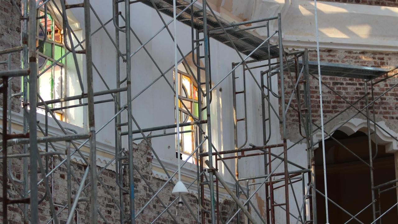 Aufbau nach dem Terror - Die Kirchen in Sri Lanka sollen so schnell wie möglich renoviert werden.