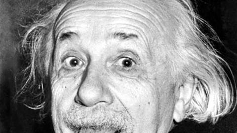 Das berühmteste Einstein-Foto, aufgenommen am 18.3.1951, dem 72. Geburtstag von Albert Einstein
