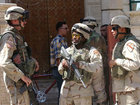 US-Soldaten in Bagdad, 16.09.2004 US-Soldaten in Bagdad, 16.09.2004
