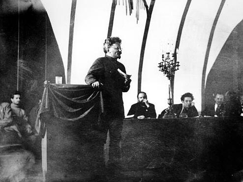 Leo Trotzki in Moskau, 1921