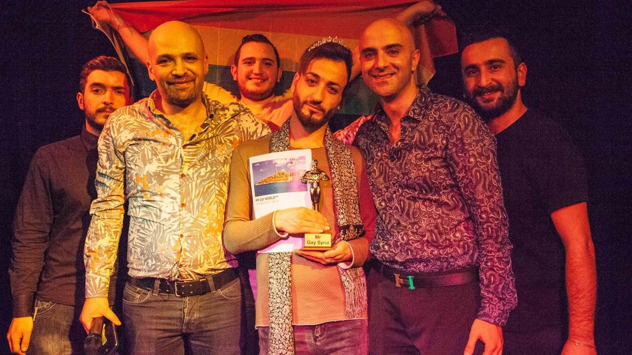 Die Preisverleihung des Mr. Gay Syria-Contest, Istanbul