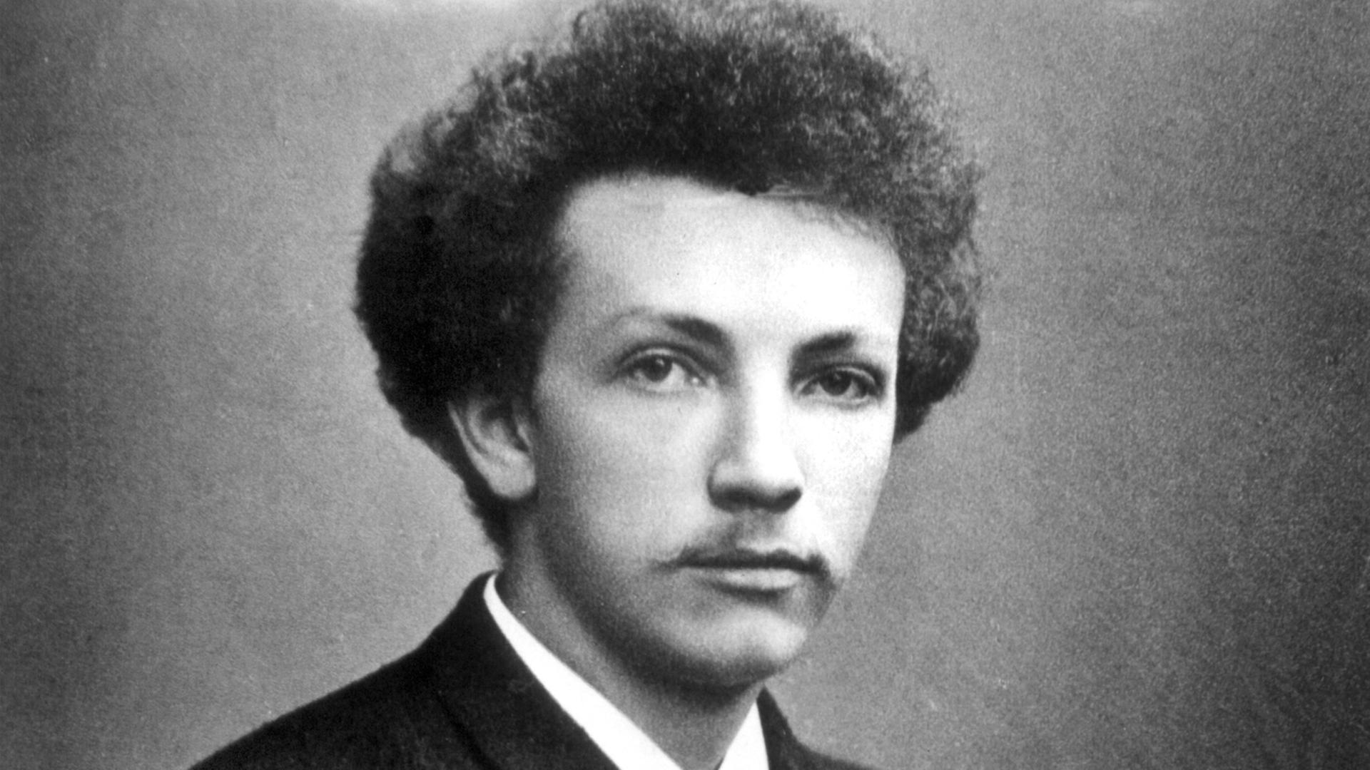 Portrait des 24-Jährigen Komponisten, Pianisten und Dirigenten Richard Strauss