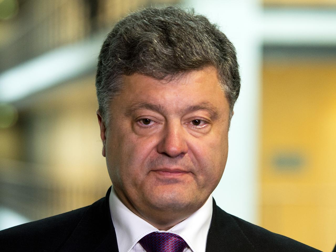 Petro Poroschenko will bei den Präsidentschaftswahlen am 25. Mai antreten.