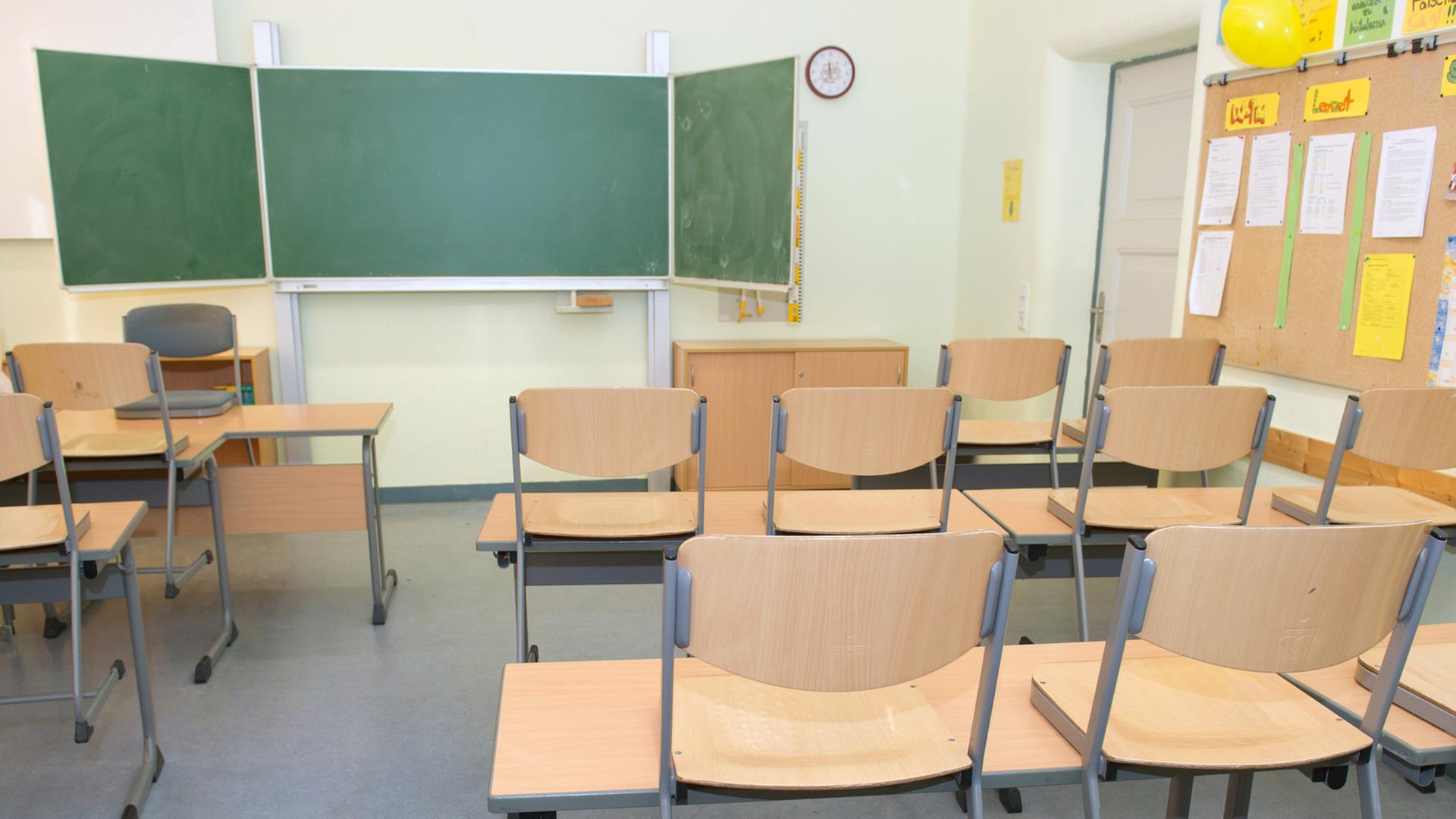 Leeres Klassenzimmer