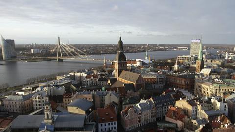 Panorama der Kulturhauptstadt 2014 Riga