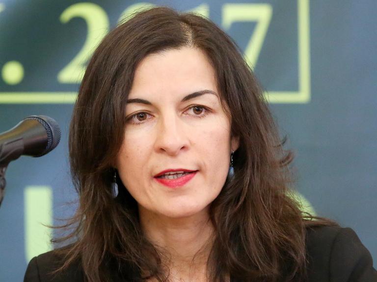 Yasemin El-Menouar (Bertelsmann Stiftung) nimmt am 15.01.2017 im Islamischen Zentrum in Hamburg an einer Konferenz der SCHURA, Rat der Islamischen Gemeinschaften Hamburg, teil.