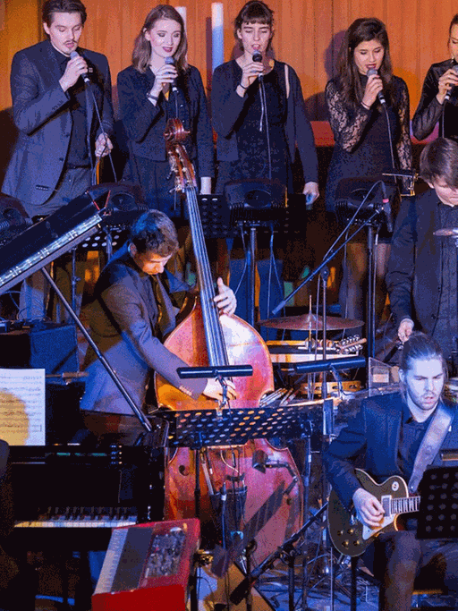 Das BuJazzO und sein Vokalensemble beim Kurt Weill Fest in der Johanniskirche Dessau