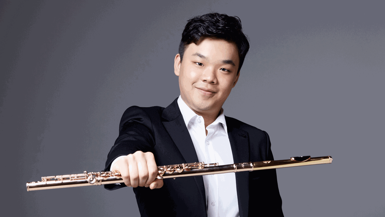 Der Soloflötist des Konzerthausorchesters Berlin, Yubeen Kim