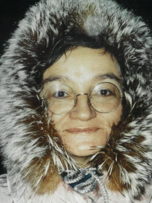 RIAS-Reporterin Elfie Siegl 1988 in Moskau, UdSSR