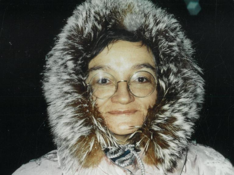 RIAS-Reporterin Elfie Siegl 1988 in Moskau, UdSSR