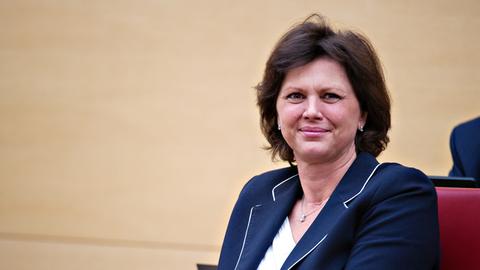 Die bayerische Staatsministerin für Wirtschaft und Medien, Energie und Technologie, Ilse Aigner (CSU)