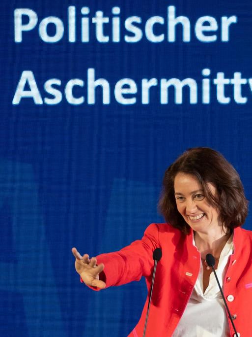 Katarina Barley, Europawahl-Spitzenkandidatin der SPD spricht beim Politischen Aschermittwoch in Vilshofen