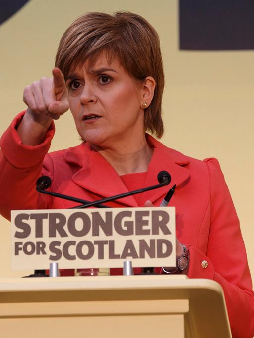 Die Chefin der Scottish National Party (SNP), Nicola Sturgeon.