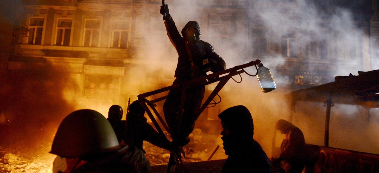 Weiter Gewalt in Kiew: Szenen aus der Innenstadt