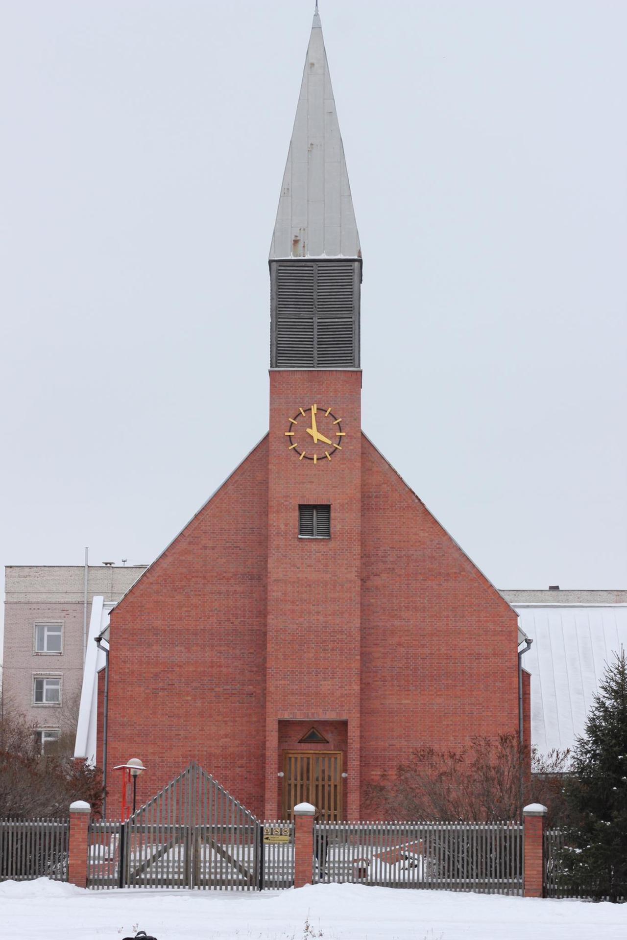 Die evangelisch-lutherische Christuskirche von Omsk