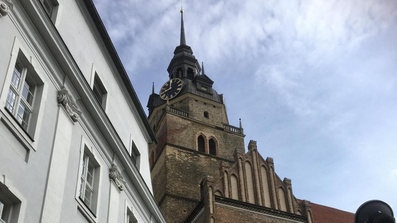 Die Stadtkirche St. Katharinen in der Stadt Brandenburg