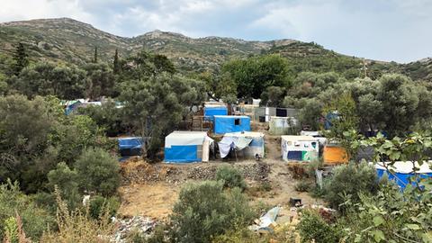 Wildes Flüchtlingscamp auf Samos