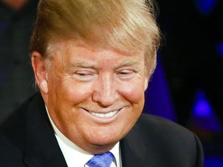 Donald Trump, Kandidat der Republikaner, bei einer Wahlveranstaltung in Milwaukee, Wisconsin