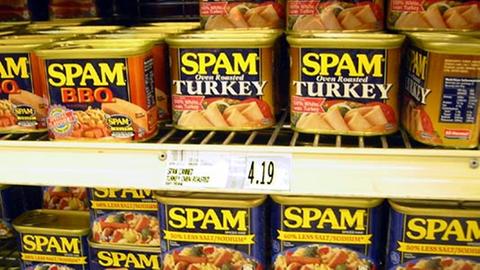 Ein Büchsenfleisch  namens Spam ist der Taufgeber für Werbe-E-Mails.