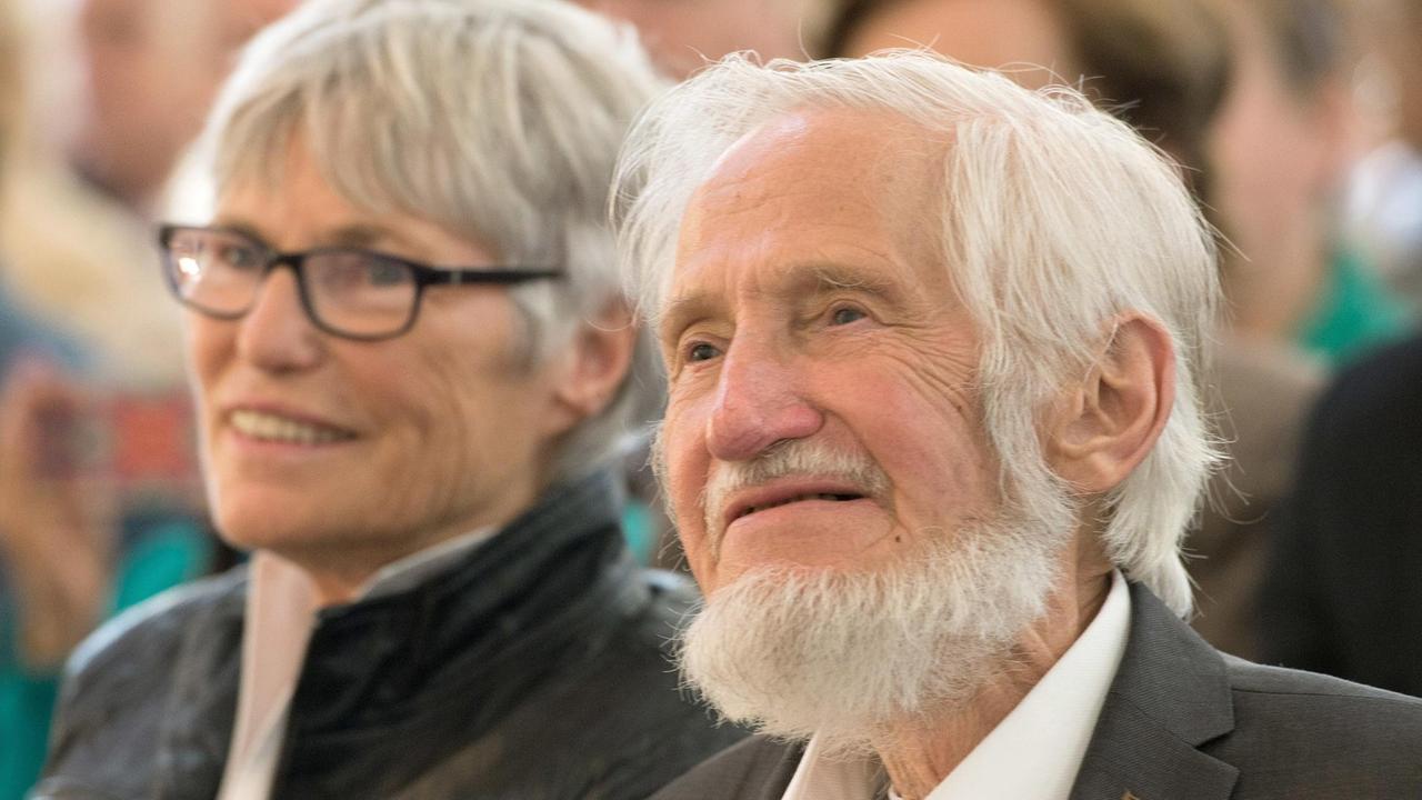 Christel und Rupert Neudeck bei der Verleihung des Erich-Fromm-Preises im April 2016.