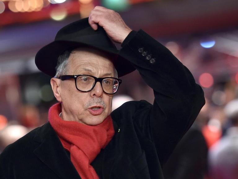 Berlinale-Direktor Dieter Kosslick auf den 67. Internationalen Filmfestspielen in Berlin, 2017, bei der Premiere des Films "Logan".