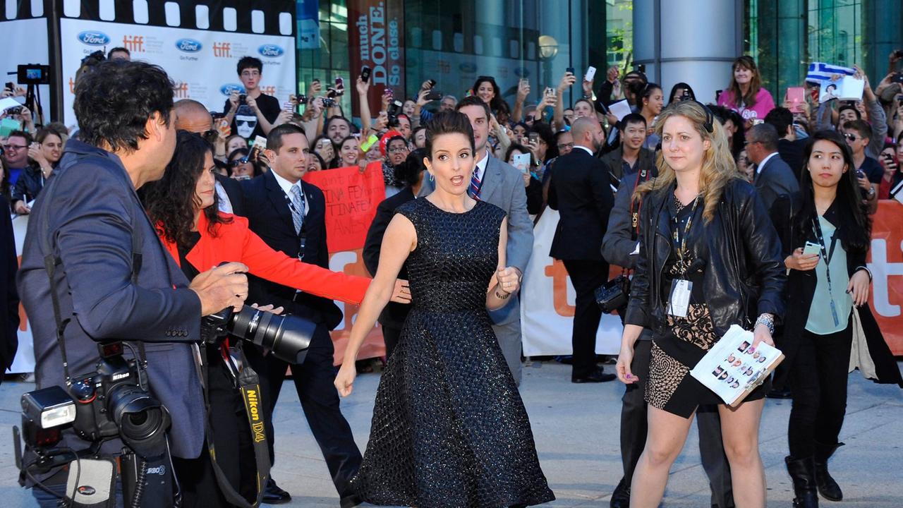 US-Schauspielerin Tina Fey erscheint zur Premiere von "Sieben verdammt lange Tage" auf dem Filmfestival in Toronto