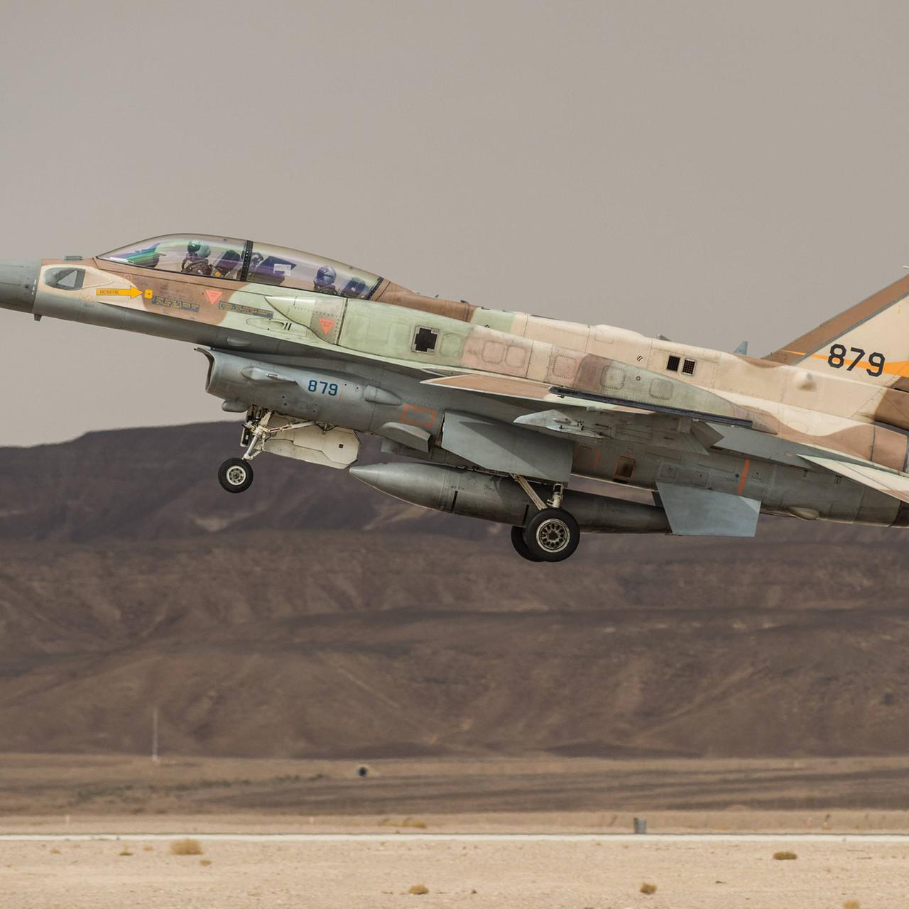 Ein israelischer Kampjet bei einem Übungseinsatz Anfang Dezember 2014.