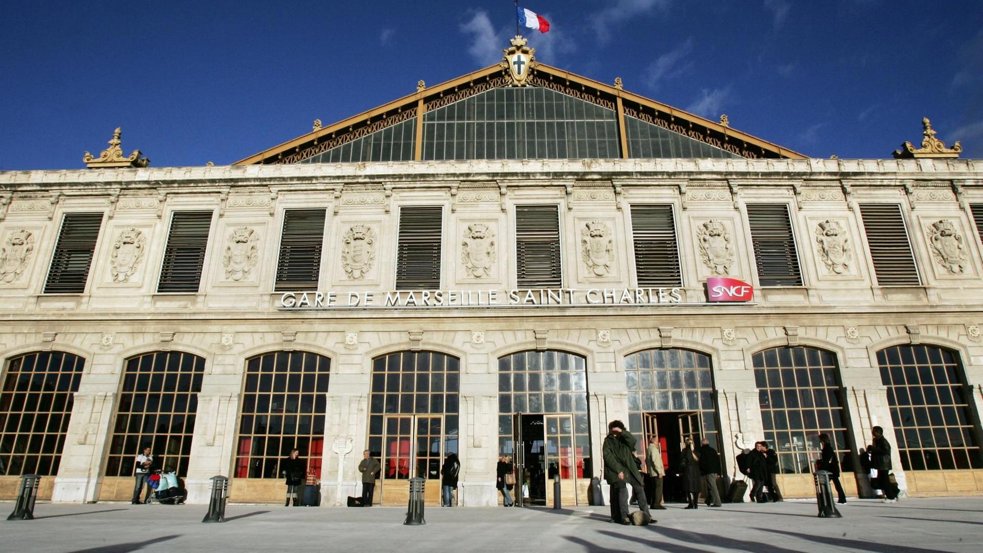 Der Saint-Charles-Bahnhof in Marseille auf einem Archivfoto aus dem Jahr 2007